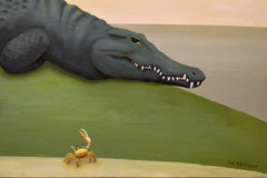 Alligator and Egret