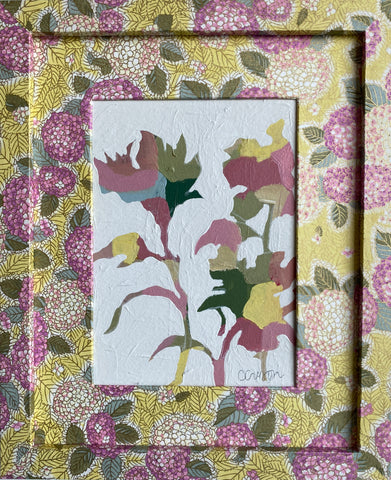 Hellebore in Pink and Yellow
