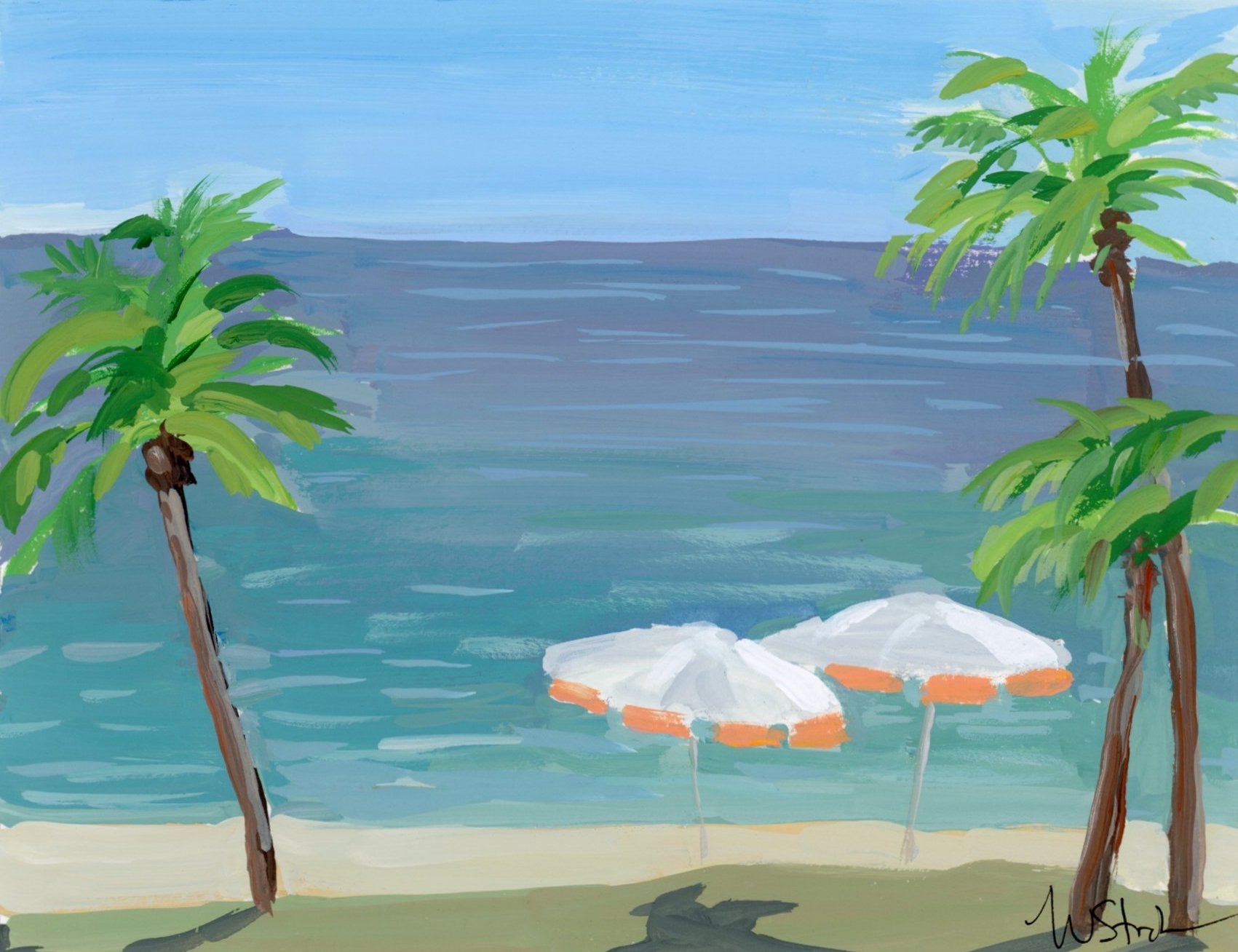 Between the Palms