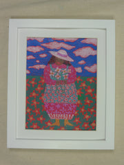 Gullah Girl in White Hat