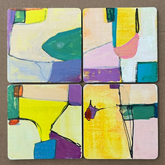 Abstract Art Drink Coasters No. 1
