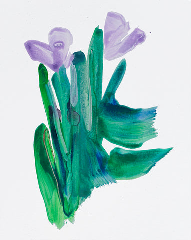 Painting 1343 Tiny Crocus