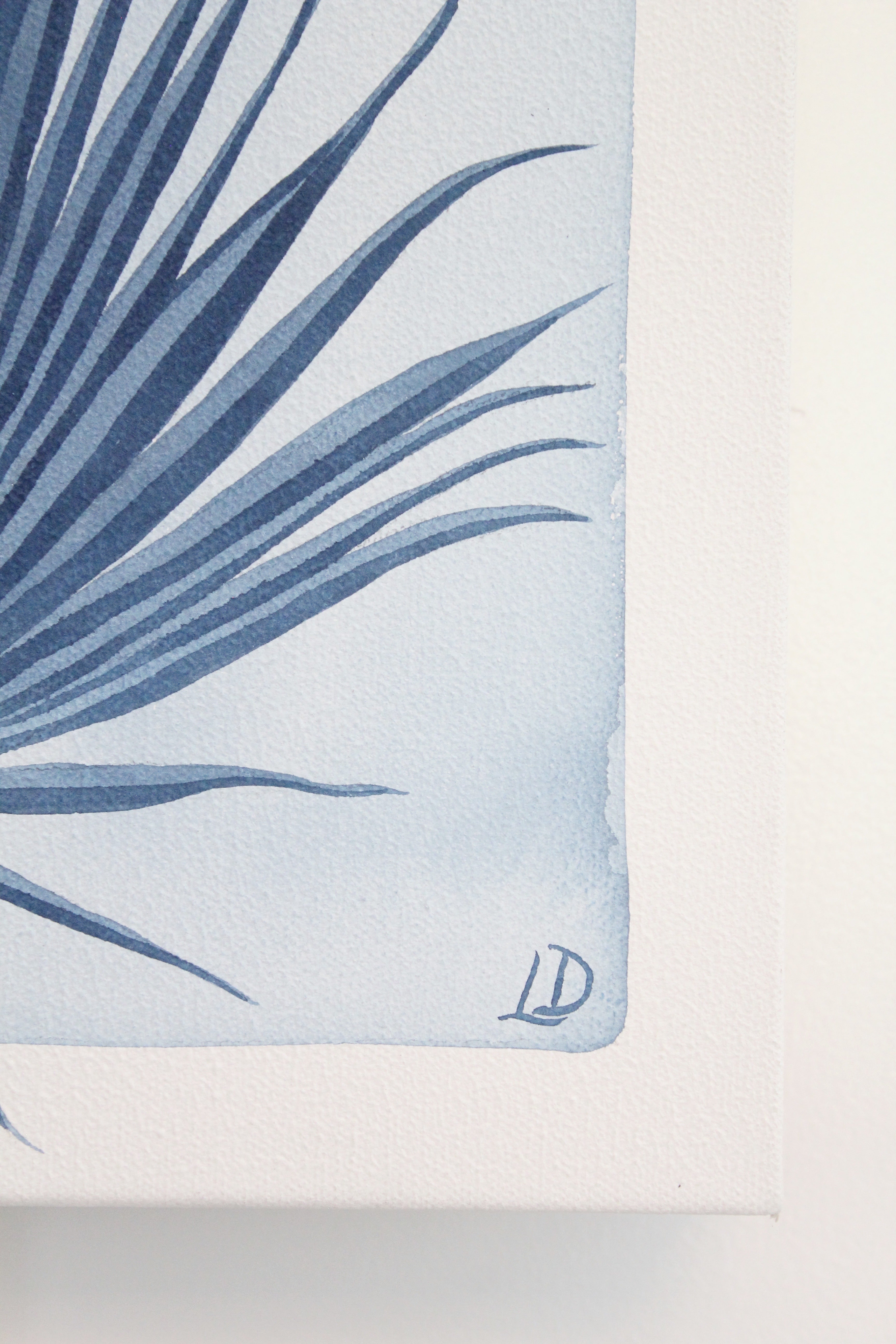 Indigo Palm Frond