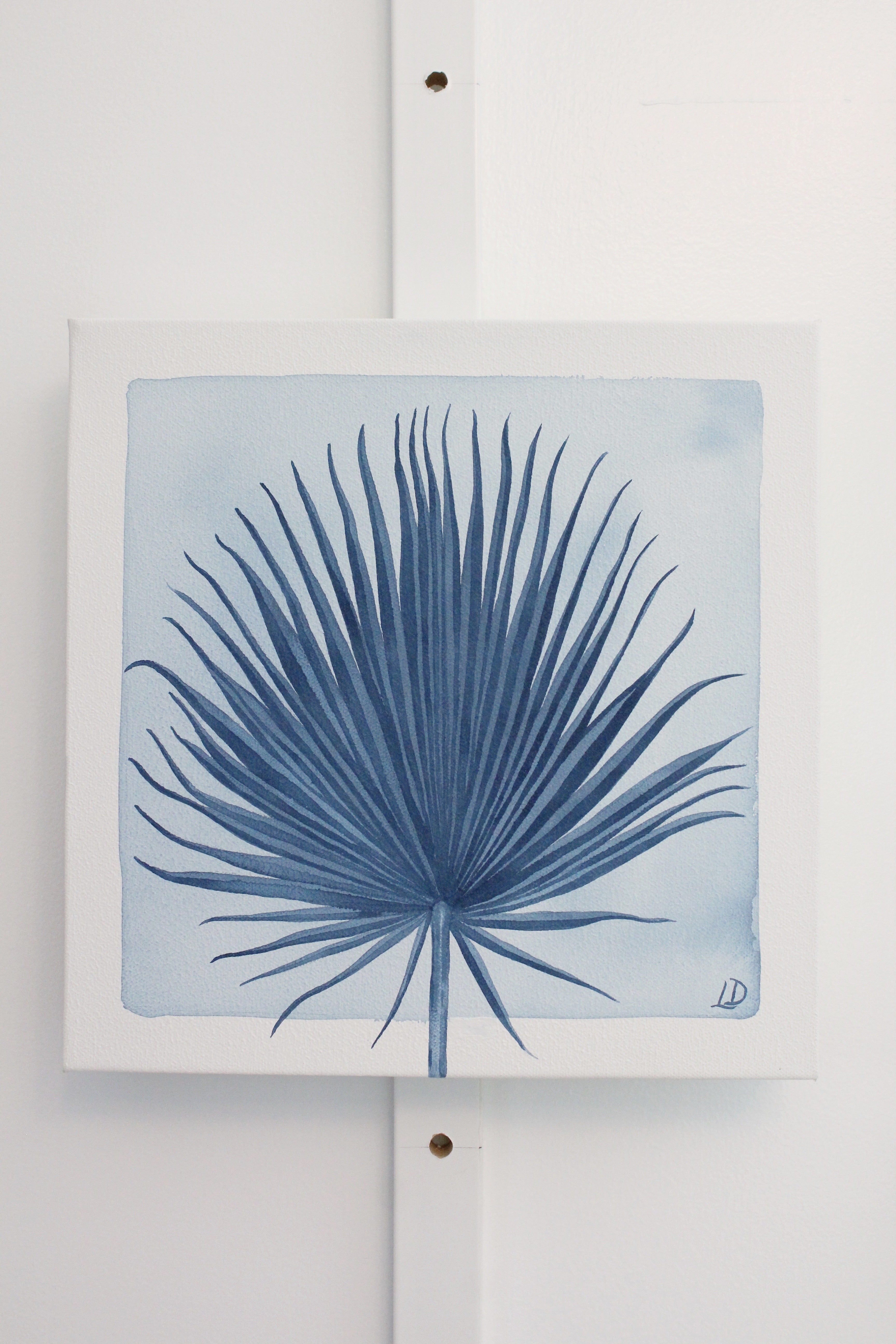 Indigo Palm Frond