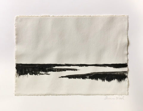 Monochrome Marsh II