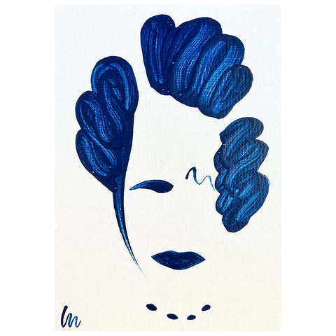 Navy on White