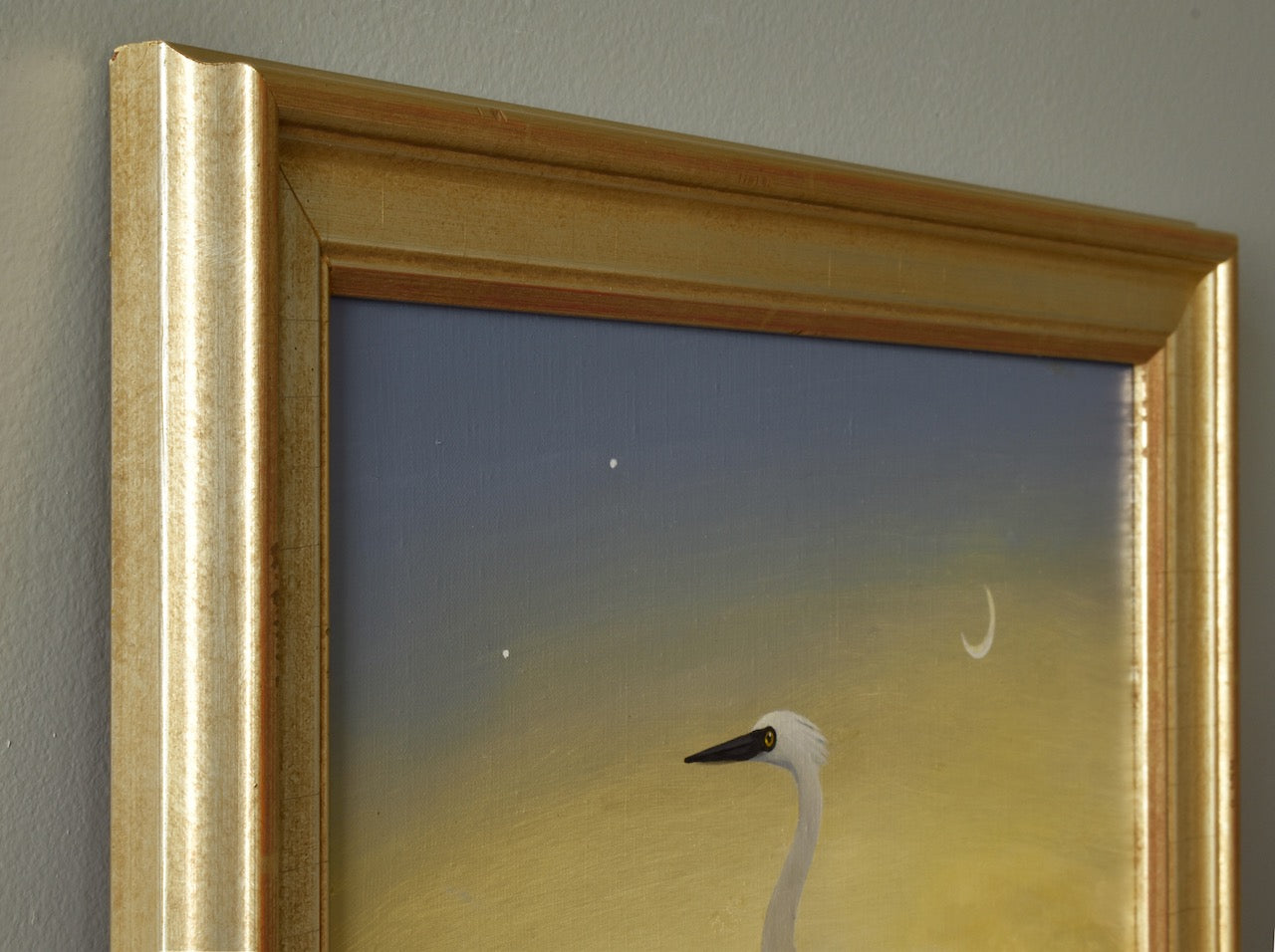 Egret at Dusk